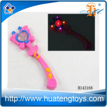 2014 LED Flashing Butterfly magic wand toy, Baguette éclairante pour les enfants